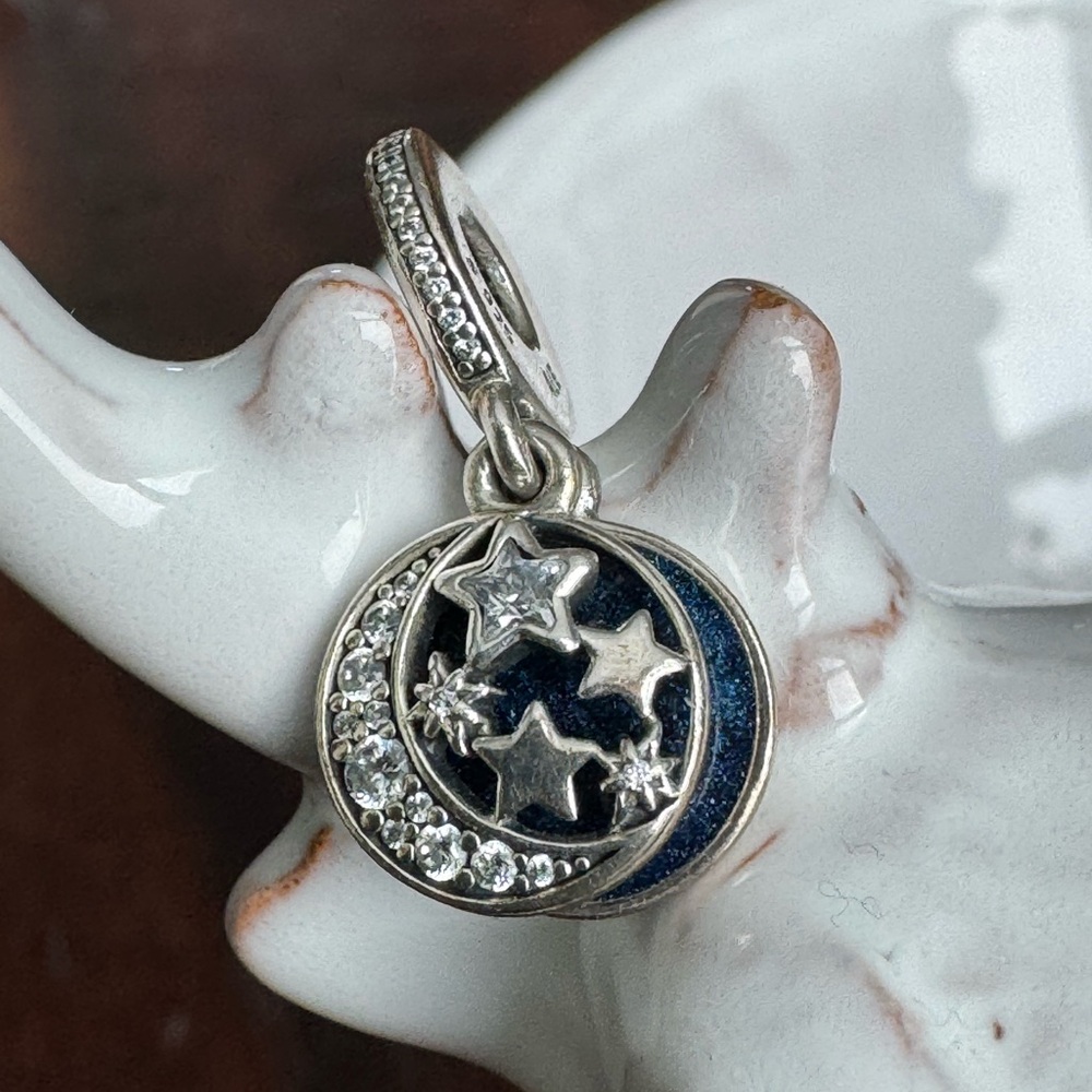 Pandora Vintage Night Sky Dangle Charm
